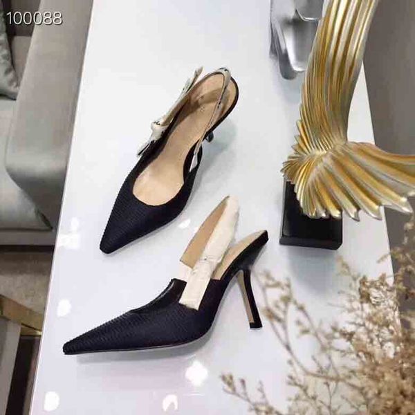 2019 women's high heel sandals, luxurious women's back high heels, spring women's high heels, with box,size35-42, Black
2019 women's high heel sandals, luxurious women's back high heels, spring women's high heels, with box,size35-42, Black