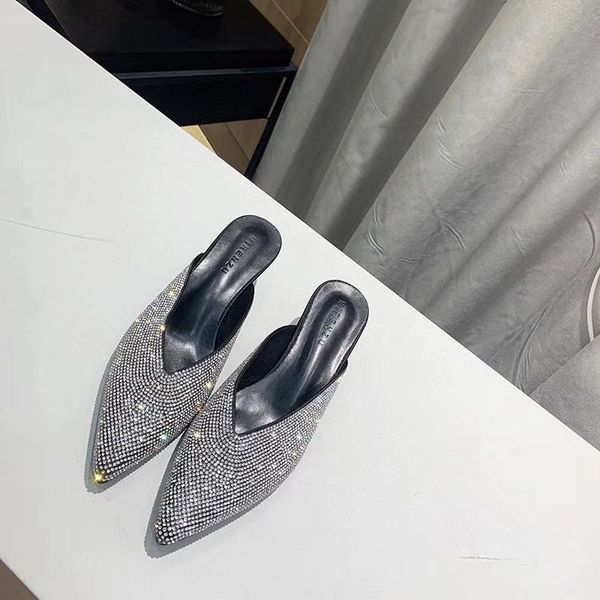 baotou slippers women's summer dress 2020 summer new pointed pointed stiletto high-heeled sandals semi-drag women's shoes lll, Red;white
baotou slippers women's summer dress 2020 summer new pointed pointed stiletto high-heeled sandals semi-drag women's shoes lll, Red;white