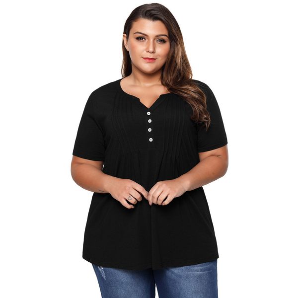 plus size solid tee shirt homme pleated summer women short sleeve t shirt big size women casual cotton camiseta feminina, White
plus size solid tee shirt homme pleated summer women short sleeve t shirt big size women casual cotton camiseta feminina, White