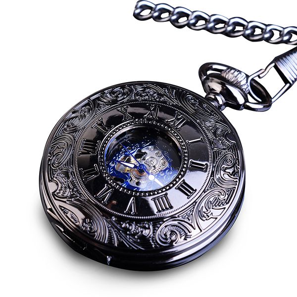 retro blue skeleton steel men fashion pocket watch steampunk roman hand wind mechanical male flip fobs long chain watches, Slivery;golden
retro blue skeleton steel men fashion pocket watch steampunk roman hand wind mechanical male flip fobs long chain watches, Slivery;golden