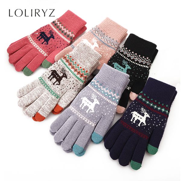 loliryz chistmas deer gloves knitted women touch screen winter warm gloves elk style full finger mittens new year gift xec013, Blue;gray
loliryz chistmas deer gloves knitted women touch screen winter warm gloves elk style full finger mittens new year gift xec013, Blue;gray