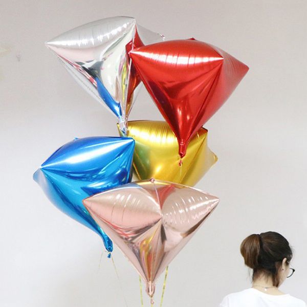 solid color aluminum foil balloons 24inch 4d diamond cube shaped helium ball wedding birthday party new year decoration
solid color aluminum foil balloons 24inch 4d diamond cube shaped helium ball wedding birthday party new year decoration