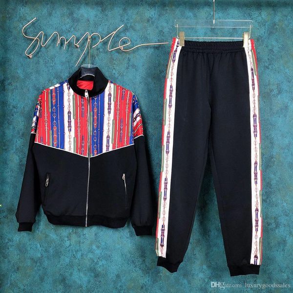 2019 italian autumn and winter explosions silk stitching printing super good quality men's designer fashion oversize pants suit, Gray
2019 italian autumn and winter explosions silk stitching printing super good quality men's designer fashion oversize pants suit, Gray