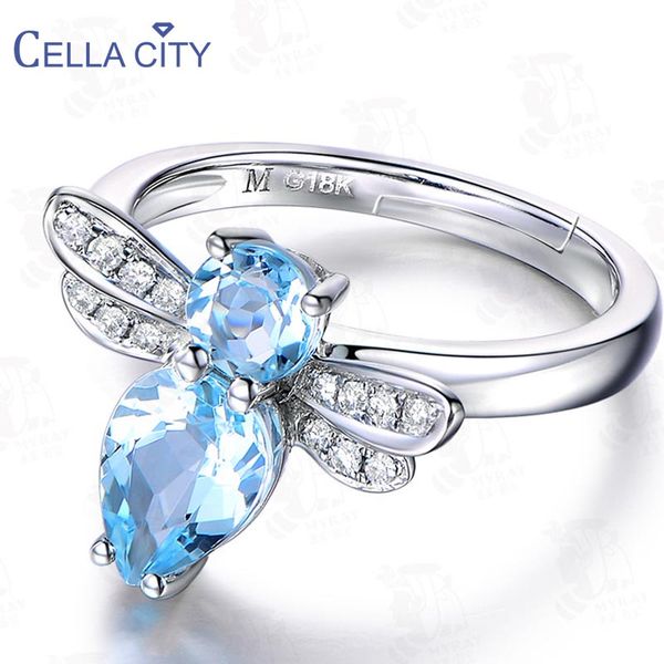 cellacity korean 925 solid sterling silver aquamarine gemstone animal shape open wedding engagement butterfly ring fine jewelry, Golden;silver
cellacity korean 925 solid sterling silver aquamarine gemstone animal shape open wedding engagement butterfly ring fine jewelry, Golden;silver