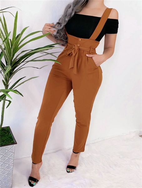 hirigin new fashion women's overall jumpsuit straps romper female solid high waist trousers ladies autumn belt pants, Black;white
hirigin new fashion women's overall jumpsuit straps romper female solid high waist trousers ladies autumn belt pants, Black;white