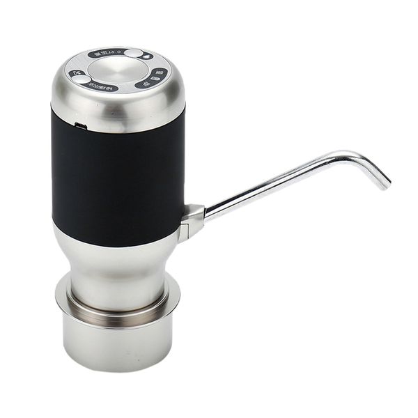 bottle pump electric drinking water bottles suction unit device kitchen tool black red