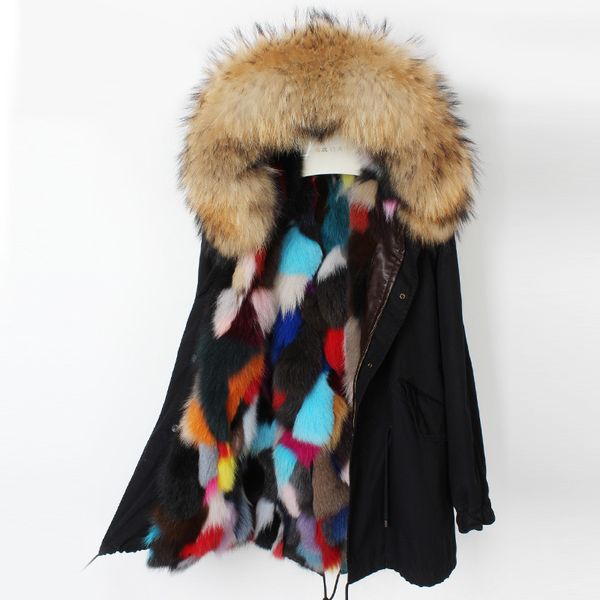 luxury fur parka winter women fur coat warm parkas real multi lining raccoon hoody lf2012, Black
luxury fur parka winter women fur coat warm parkas real multi lining raccoon hoody lf2012, Black