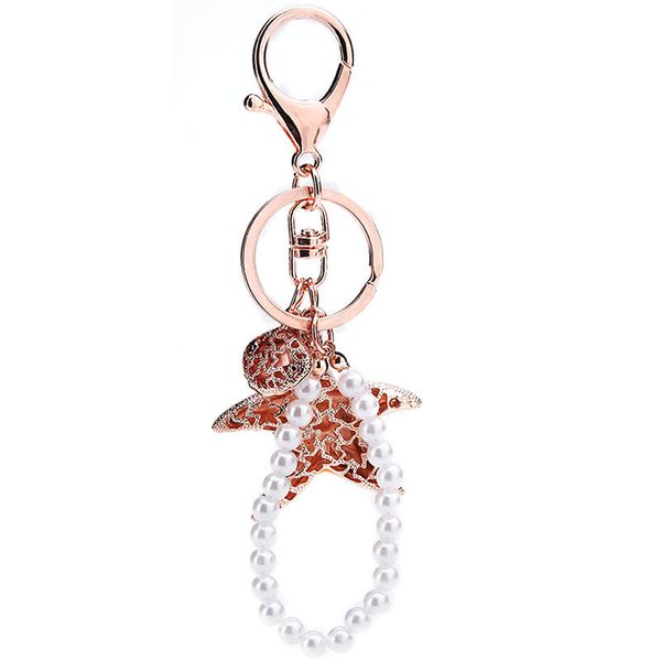 1pc pearl pendant keychain women gift fantasy new cartoon sea world starfish pearl shell keychain key chain keyring, Silver
1pc pearl pendant keychain women gift fantasy new cartoon sea world starfish pearl shell keychain key chain keyring, Silver