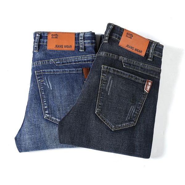 spring autumn 2020 men's smart jeans business fashion straight regular blue stretch denim trousers classic men plus size 28-40
spring autumn 2020 men's smart jeans business fashion straight regular blue stretch denim trousers classic men plus size 28-40