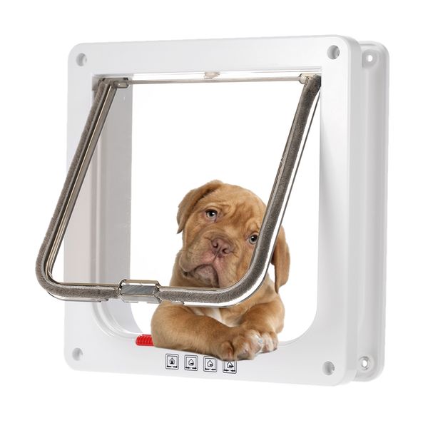 smart switch dog door small middle 4-way locking cat flap wall mount pet door for pets safe with weatherproof brush sealed flap
smart switch dog door small middle 4-way locking cat flap wall mount pet door for pets safe with weatherproof brush sealed flap