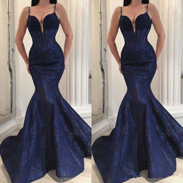 stunning navy blue evening dresses mermaid spaghetti straps 2019 appliques floor length women pageant occasion gowns formal prom dress, Black;red
stunning navy blue evening dresses mermaid spaghetti straps 2019 appliques floor length women pageant occasion gowns formal prom dress, Black;red