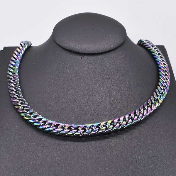 chains amumiu colorful plated chain link necklace stainless steel jewellery for men male boys n253, Silver
chains amumiu colorful plated chain link necklace stainless steel jewellery for men male boys n253, Silver
