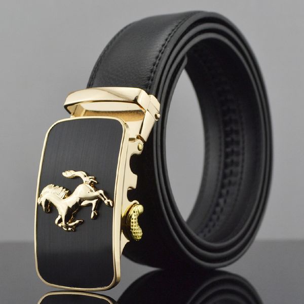 kaweida new genuine leather belt horse alloy automatic buckle belt for men ceinture, Black;brown
kaweida new genuine leather belt horse alloy automatic buckle belt for men ceinture, Black;brown