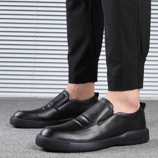 shoes men's leather shoes casual spring&summer lace up soft walking comfortable men sneaker, Black
shoes men's leather shoes casual spring&summer lace up soft walking comfortable men sneaker, Black