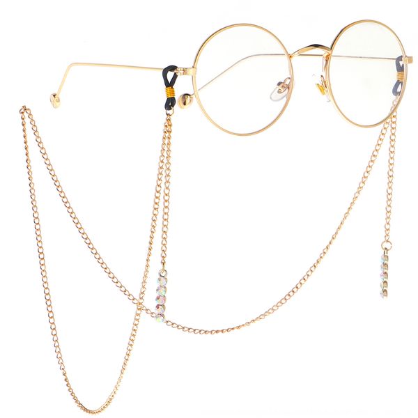 shsnh anti-slip accessories accessory metal rope gold rhinestone a color chain anti-slip accessories pendant accessory metal glasses rope go, Blue
shsnh anti-slip accessories accessory metal rope gold rhinestone a color chain anti-slip accessories pendant accessory metal glasses rope go, Blue