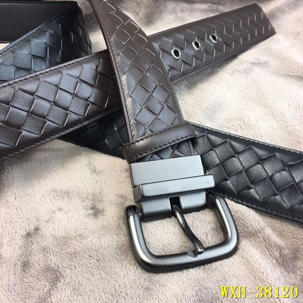 2019 new luxury brown soft leather knitting belt stainless steel buckle belt with box and dastbag, Black;brown
2019 new luxury brown soft leather knitting belt stainless steel buckle belt with box and dastbag, Black;brown