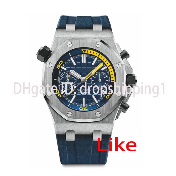 dropshipping1-mens watch 42mm rubber strap sport vk chronograph wristwatch colorful watch 5atm waterproof orologio di lusso, Slivery;brown
dropshipping1-mens watch 42mm rubber strap sport vk chronograph wristwatch colorful watch 5atm waterproof orologio di lusso, Slivery;brown