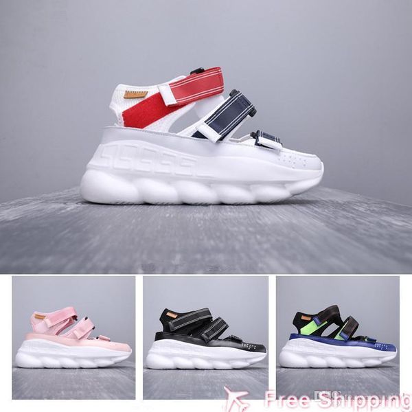 2019 luxury new 2019 designer chain summer casual sandals blue red pink slides men women des sandales fashion sports sandalias
2019 luxury new 2019 designer chain summer casual sandals blue red pink slides men women des sandales fashion sports sandalias