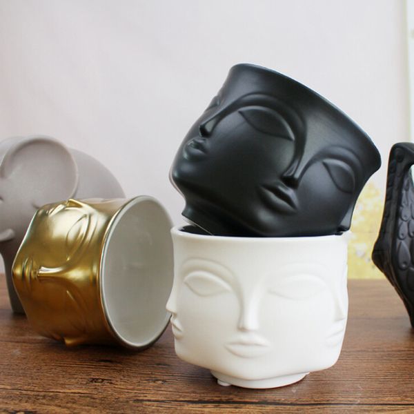 personality man face flower vase home decoration accessories modern ceramic vase for flowers pot planters support wholesale
personality man face flower vase home decoration accessories modern ceramic vase for flowers pot planters support wholesale