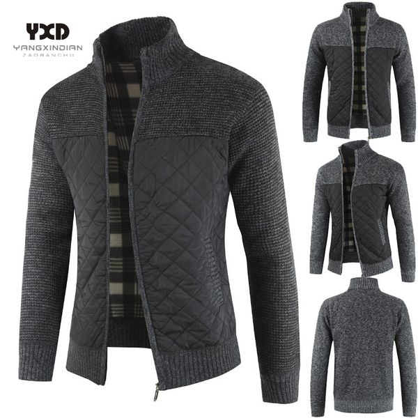 mens clothes sweaters cardigans mans spliced knitted sweater man winter jacket men casual full zip warm male cardigan man coats, White;black
mens clothes sweaters cardigans mans spliced knitted sweater man winter jacket men casual full zip warm male cardigan man coats, White;black
