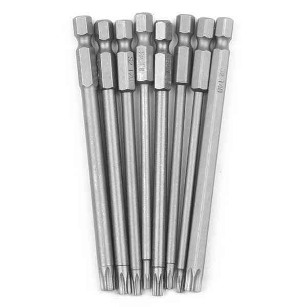 8 шт. полые магнитные torx отвертки бит набор 1/4 дюйма шестигранный хвостовик отвертки электрические инструменты t8-t40 100 мм
8 шт. полые магнитные torx отвертки бит набор 1/4 дюйма шестигранный хвостовик отвертки электрические инструменты t8-t40 100 мм
