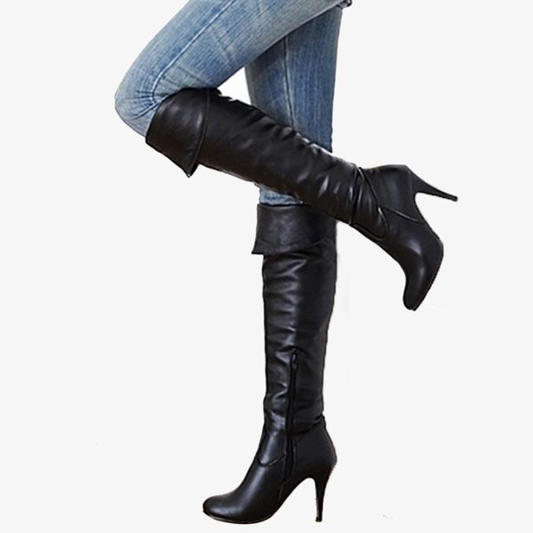 karin classic dropship large sizes 50 thin high heels women's shoes woman 2019 party women knee-high boots woman, Black
karin classic dropship large sizes 50 thin high heels women's shoes woman 2019 party women knee-high boots woman, Black