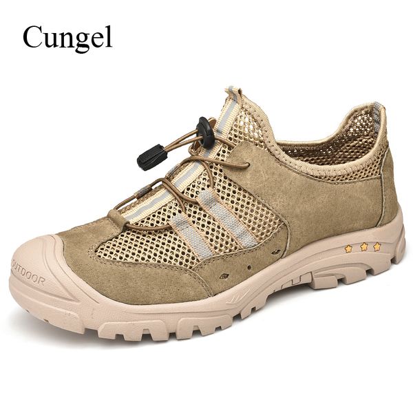 cungel men breathable outdoor shoes trekking mountain shoes leather mesh hiking anti-collision comfortable climbing
cungel men breathable outdoor shoes trekking mountain shoes leather mesh hiking anti-collision comfortable climbing
