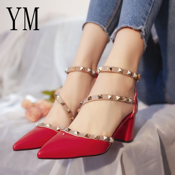 2019 gladiator sandals pointed toe women shoes rivets pointed toe pumps womens ladies shoe zapatos mujer high heels wedding, Black
2019 gladiator sandals pointed toe women shoes rivets pointed toe pumps womens ladies shoe zapatos mujer high heels wedding, Black
