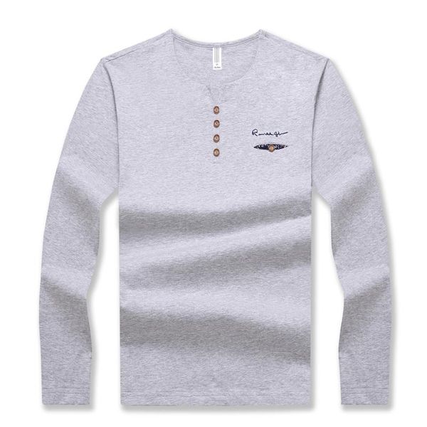 spring autumn new men's long sleeved t shirt v neck button decorated casual streetwear long sleeve t shirt men tees fine, White;black
spring autumn new men's long sleeved t shirt v neck button decorated casual streetwear long sleeve t shirt men tees fine, White;black