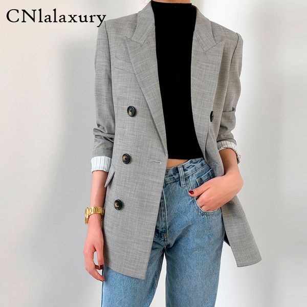 2020 double breasted women blazer office ladies suit jacket spring elegant female outwear blaser femininas 2020 marynarka damska, White;black
2020 double breasted women blazer office ladies suit jacket spring elegant female outwear blaser femininas 2020 marynarka damska, White;black