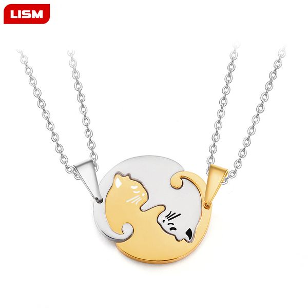 matching cat necklaces pendants for men and women couple necklace pendant stainless steel, Silver
matching cat necklaces pendants for men and women couple necklace pendant stainless steel, Silver