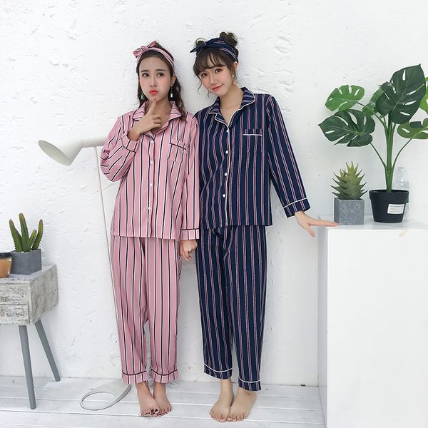 striped 2 two piece set sleepwear women autumn lingerie night suit plus size nightwear shirt+pants cotton pajamas turn-down, Black;red
striped 2 two piece set sleepwear women autumn lingerie night suit plus size nightwear shirt+pants cotton pajamas turn-down, Black;red