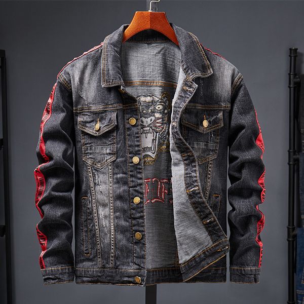 men's jackets 2021 spring autumn fashion denim coats men cotton jacket mens jean outwear male cowboy size m-3xl, Black;brown
men's jackets 2021 spring autumn fashion denim coats men cotton jacket mens jean outwear male cowboy size m-3xl, Black;brown