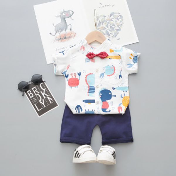 baby boys summer clothing set fashion cotton shirt+shorts 2pcs newborn gentleman suit for bebes outfits 1-4y, White
baby boys summer clothing set fashion cotton shirt+shorts 2pcs newborn gentleman suit for bebes outfits 1-4y, White