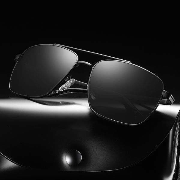 new men's polarized metal square europe and america driving sunglasses 2020, White;black
new men's polarized metal square europe and america driving sunglasses 2020, White;black