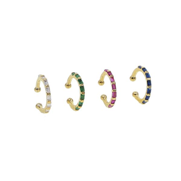 1 piece gold filled colorful rainbow birthstone cz simple minimal mini adjust no piercing ear cuff clip on earring wholesale, Silver
1 piece gold filled colorful rainbow birthstone cz simple minimal mini adjust no piercing ear cuff clip on earring wholesale, Silver