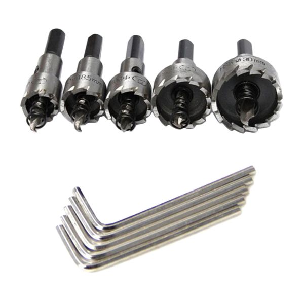 5шт carbide tip drill bit hole saw set high speed steel 6542 резак hole пила drilling set 16-30mm
5шт carbide tip drill bit hole saw set high speed steel 6542 резак hole пила drilling set 16-30mm