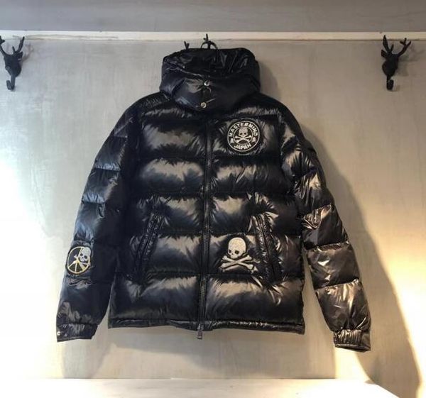 men winter down jackets mastermind japan mm shantou thick warm hooded down jacket coats men's white duck down parkas, Black
men winter down jackets mastermind japan mm shantou thick warm hooded down jacket coats men's white duck down parkas, Black