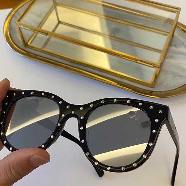 original box brand designer sunglasses plate frame 65 rivet gold plated and polished luxury glasses uv400 lens sl52, White;black
original box brand designer sunglasses plate frame 65 rivet gold plated and polished luxury glasses uv400 lens sl52, White;black