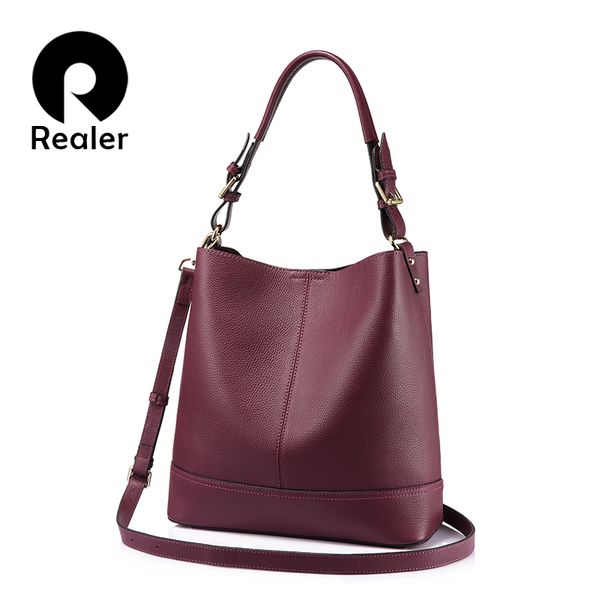 realer bucket bag ladies genuine leather bag for women's bags large handbag female shoulder crossbody black tote 2 pcs/set
realer bucket bag ladies genuine leather bag for women's bags large handbag female shoulder crossbody black tote 2 pcs/set