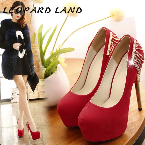 dress shoes leopard land 2021 stiletto heel women's fashion suede waterproof platform round head metal chain single cwf, Black
dress shoes leopard land 2021 stiletto heel women's fashion suede waterproof platform round head metal chain single cwf, Black