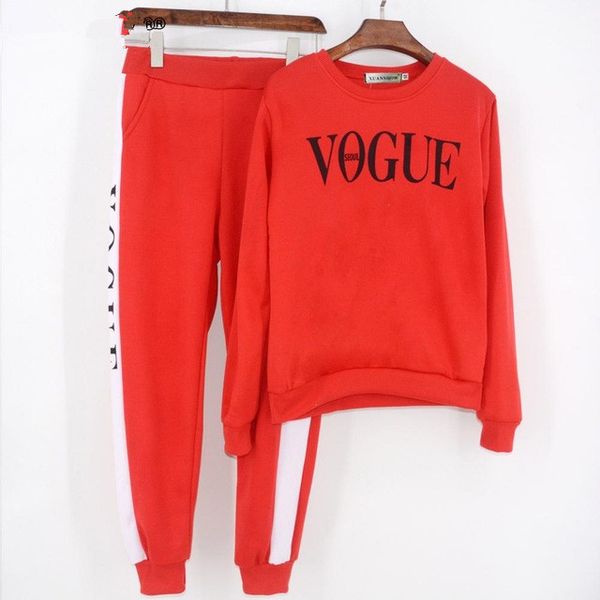 autumn winter 2 piece set women vogue letters printed sweatshirt +pants suit tracksuits long sleeve sportswear outfit s-xl, Gray
autumn winter 2 piece set women vogue letters printed sweatshirt +pants suit tracksuits long sleeve sportswear outfit s-xl, Gray