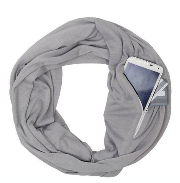 men and women couples autumn and winter solid color warm scarf zipper storage convenience collar, Blue;gray
men and women couples autumn and winter solid color warm scarf zipper storage convenience collar, Blue;gray