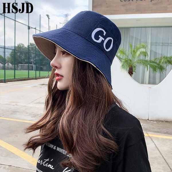fashion women letters embroidery go cotton bucket hats summer double-sided panama sun hat wide brim foldable anti-uv beach caps, Blue;gray
fashion women letters embroidery go cotton bucket hats summer double-sided panama sun hat wide brim foldable anti-uv beach caps, Blue;gray