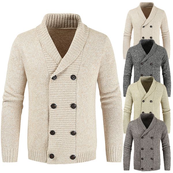 2019 new brand men's knitted cardigan men fashion autumn winter warm sweater casual double-breasted cardigans sweaters knitwears, White;black
2019 new brand men's knitted cardigan men fashion autumn winter warm sweater casual double-breasted cardigans sweaters knitwears, White;black