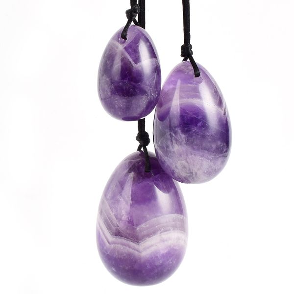 3pcs/set Multicolor Amethyst Yoni Egg for Women Kegel Exerciser for Face Body Massage Muscle Tightening Ben Wa Ball Jade Eggs
3pcs/set Multicolor Amethyst Yoni Egg for Women Kegel Exerciser for Face Body Massage Muscle Tightening Ben Wa Ball Jade Eggs