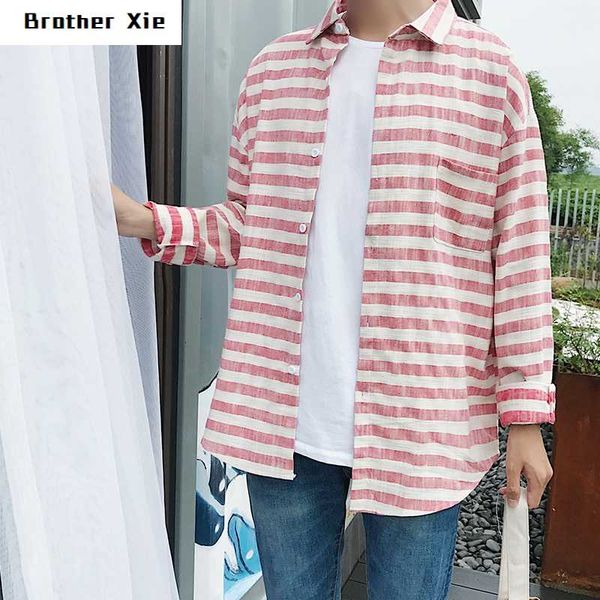 spring new dress shirt men fashion cotton casual striped shirt man streetwear wild loose long-sleeved male clothes -2xl, White;black
spring new dress shirt men fashion cotton casual striped shirt man streetwear wild loose long-sleeved male clothes -2xl, White;black