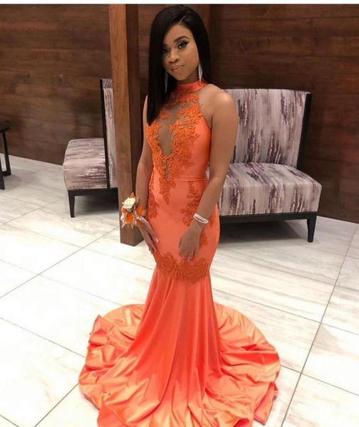 long mermaid prom dresses 2020 new o neck sweep strain applique sleeveless formal evening dress party gowns, Black
long mermaid prom dresses 2020 new o neck sweep strain applique sleeveless formal evening dress party gowns, Black