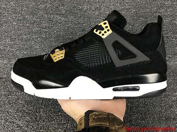 boxdrop with shipping wholesale 4 royalty black gold suede men basketball sports shoes sneakers 4s iv size 36-47
boxdrop with shipping wholesale 4 royalty black gold suede men basketball sports shoes sneakers 4s iv size 36-47