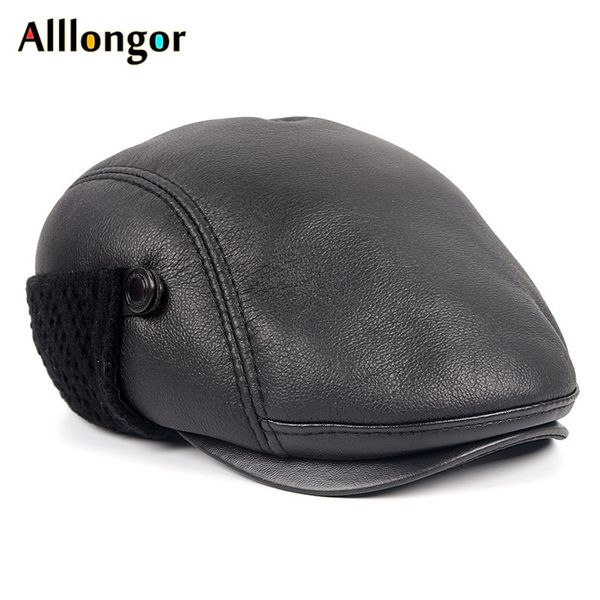 2020 casual winter warm leather flat cap men boina hombre black earflap outdoor beret hats dad, Blue;gray
2020 casual winter warm leather flat cap men boina hombre black earflap outdoor beret hats dad, Blue;gray